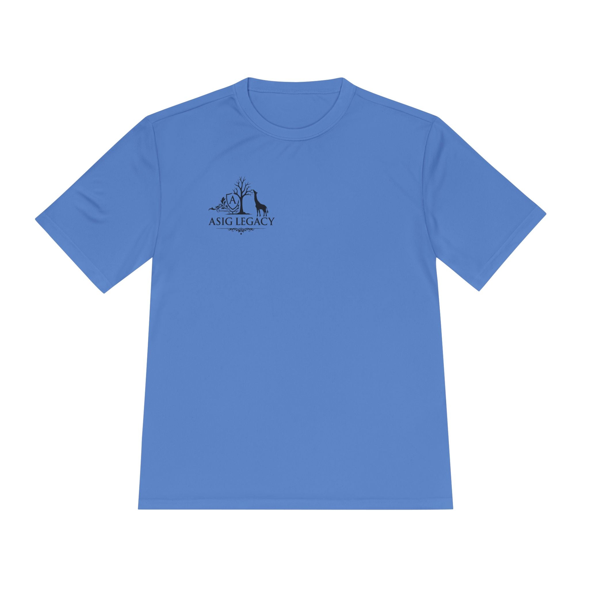 ASIG Legacy Moisture-Wicking Tee — Small Chest Logo Performance Shirt