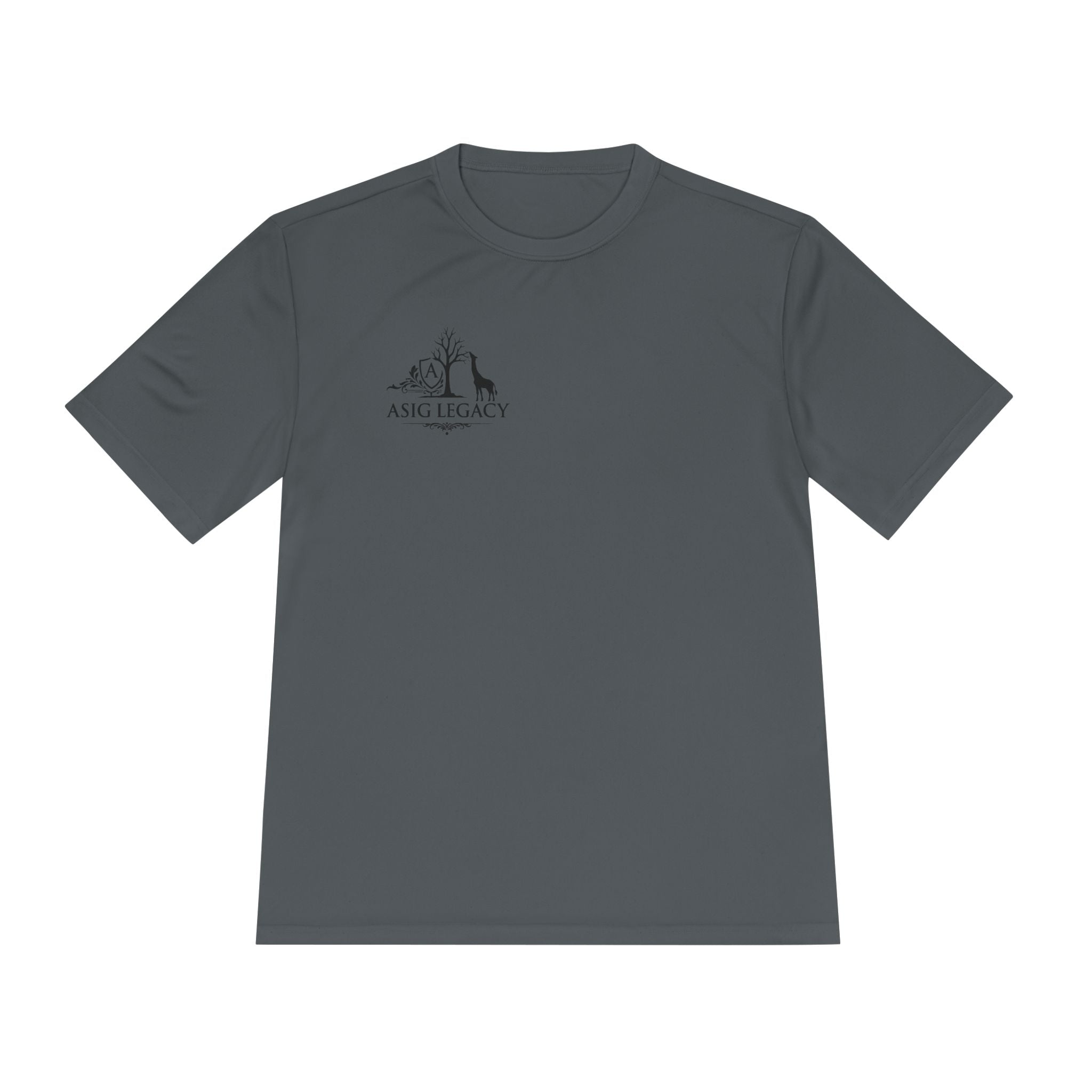 ASIG Legacy Moisture-Wicking Tee — Small Chest Logo Performance Shirt
