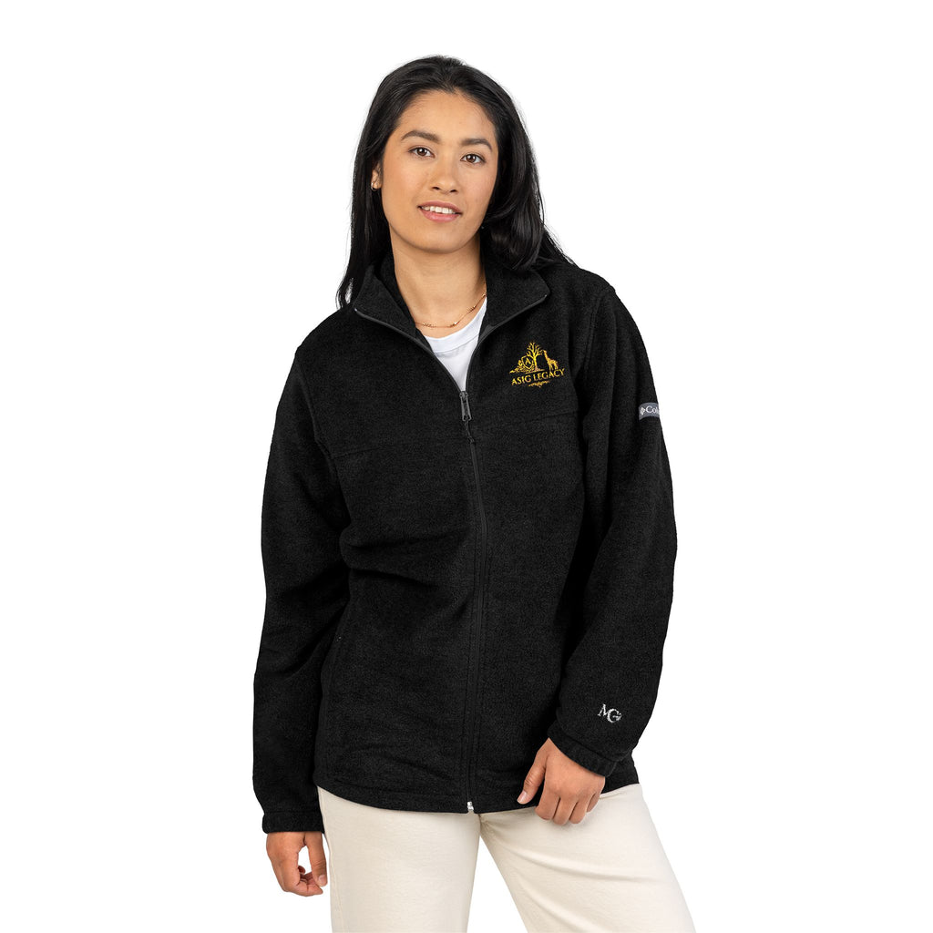 Embroidered Gold Mountain Fleece Jacket  Asig legacy