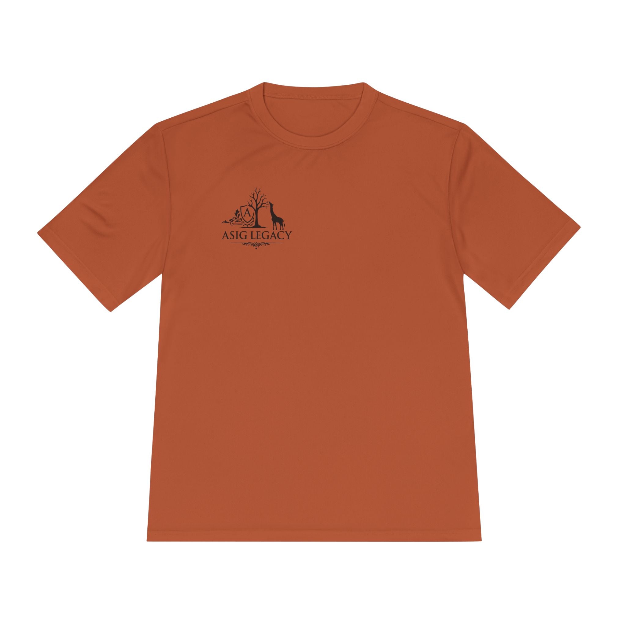 ASIG Legacy Moisture-Wicking Tee — Small Chest Logo Performance Shirt