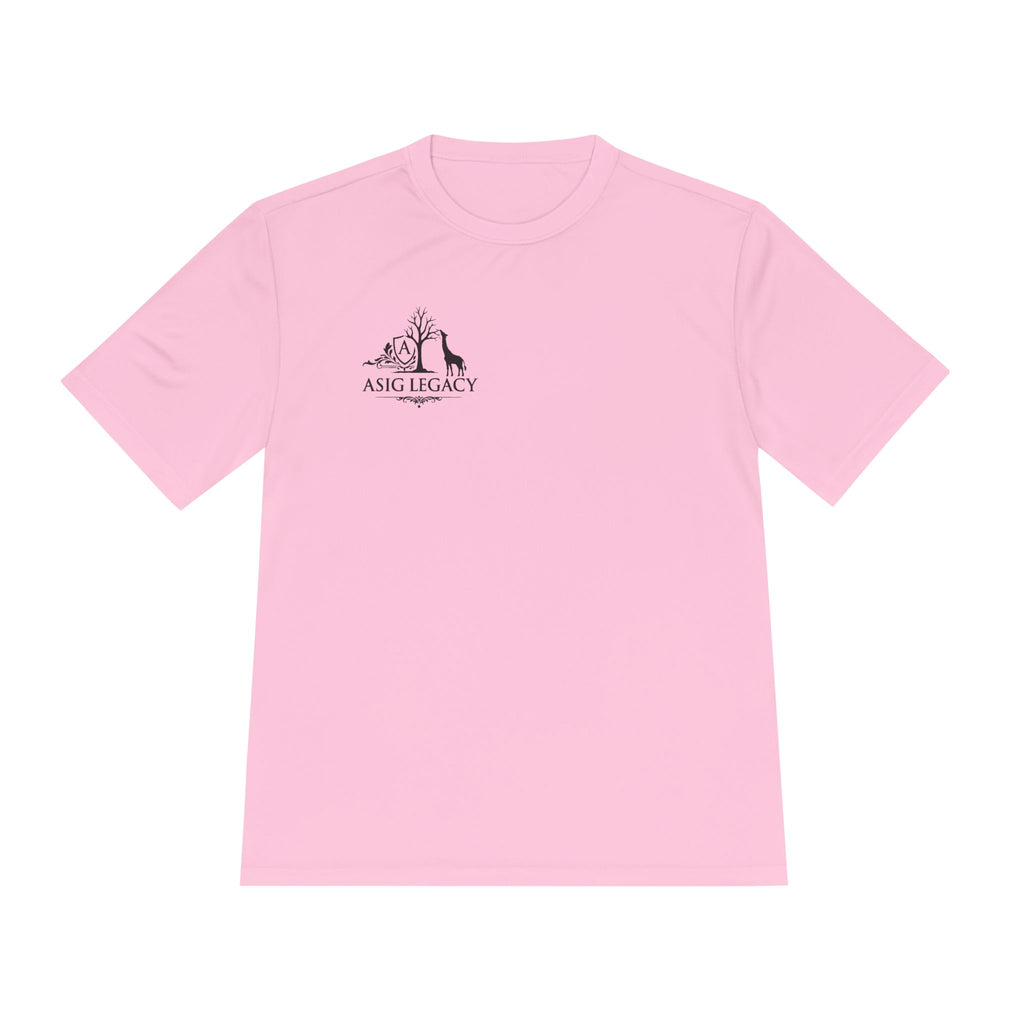 ASIG Legacy Moisture-Wicking Tee — Small Chest Logo Performance Shirt