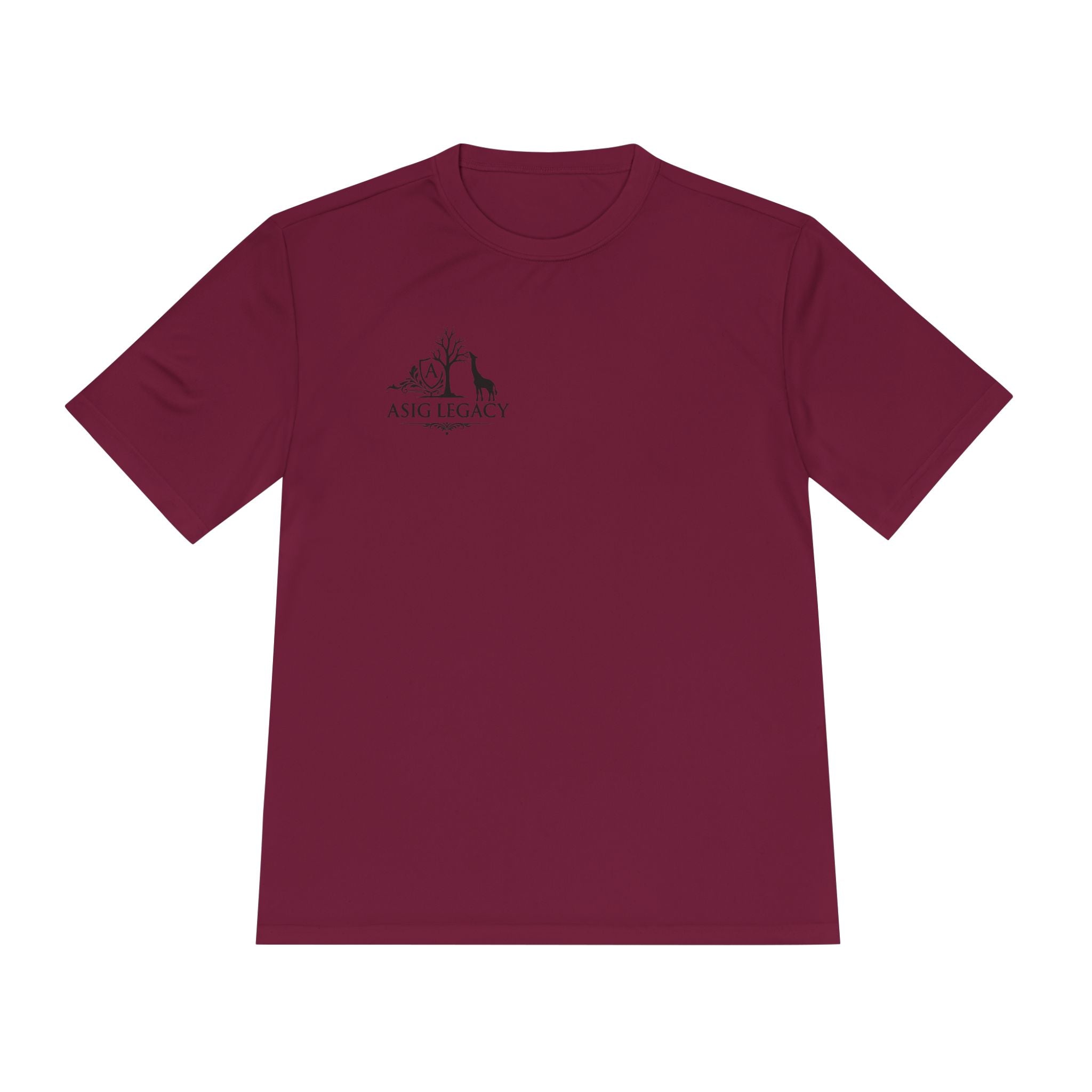 ASIG Legacy Moisture-Wicking Tee — Small Chest Logo Performance Shirt