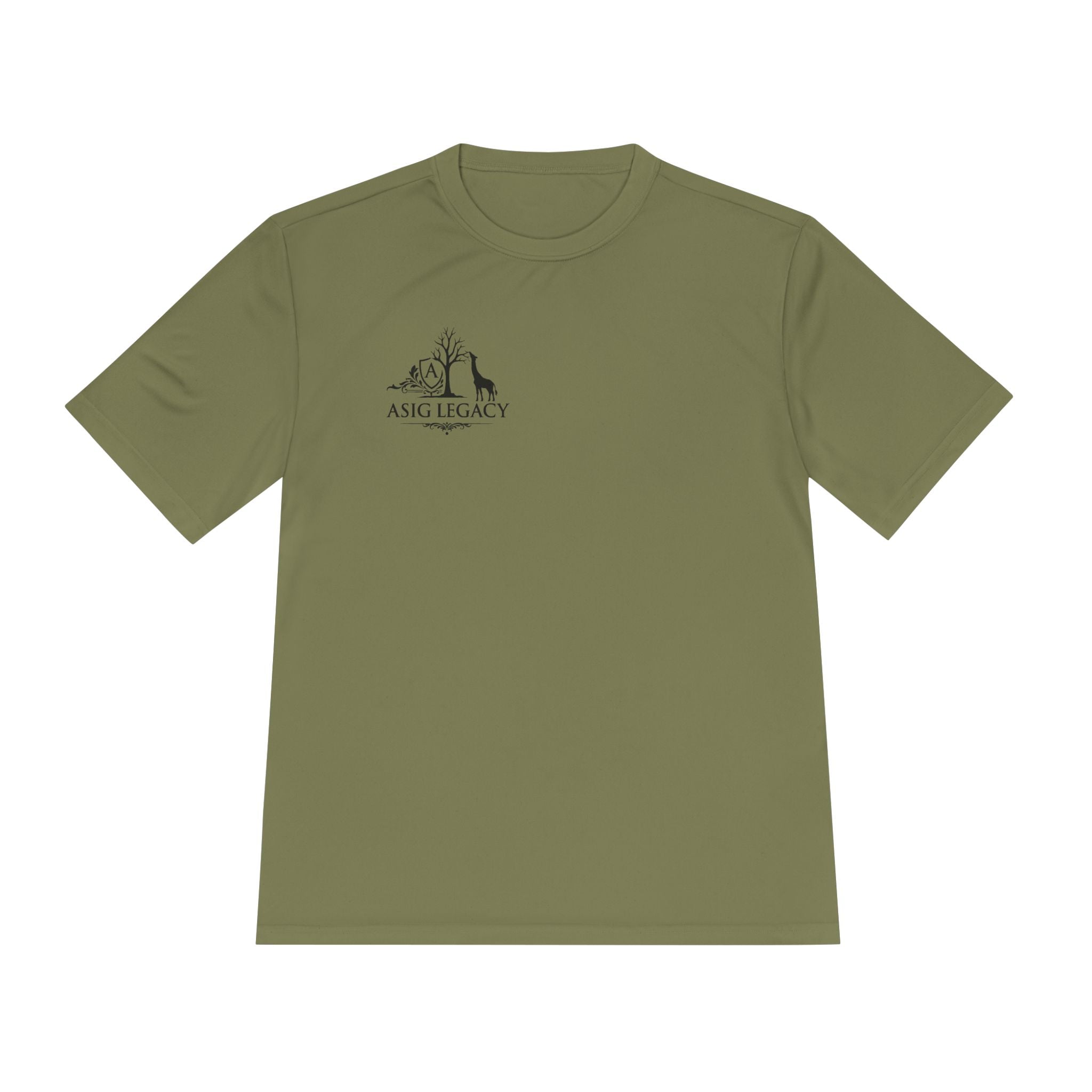 ASIG Legacy Moisture-Wicking Tee — Small Chest Logo Performance Shirt