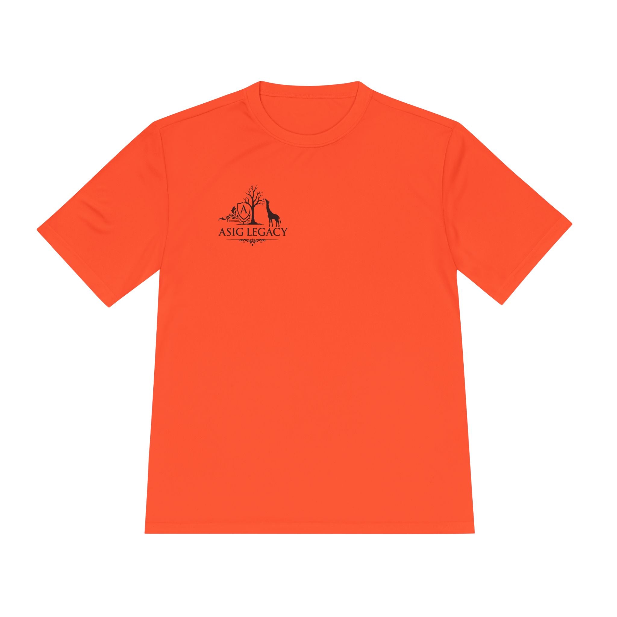 ASIG Legacy Moisture-Wicking Tee — Small Chest Logo Performance Shirt