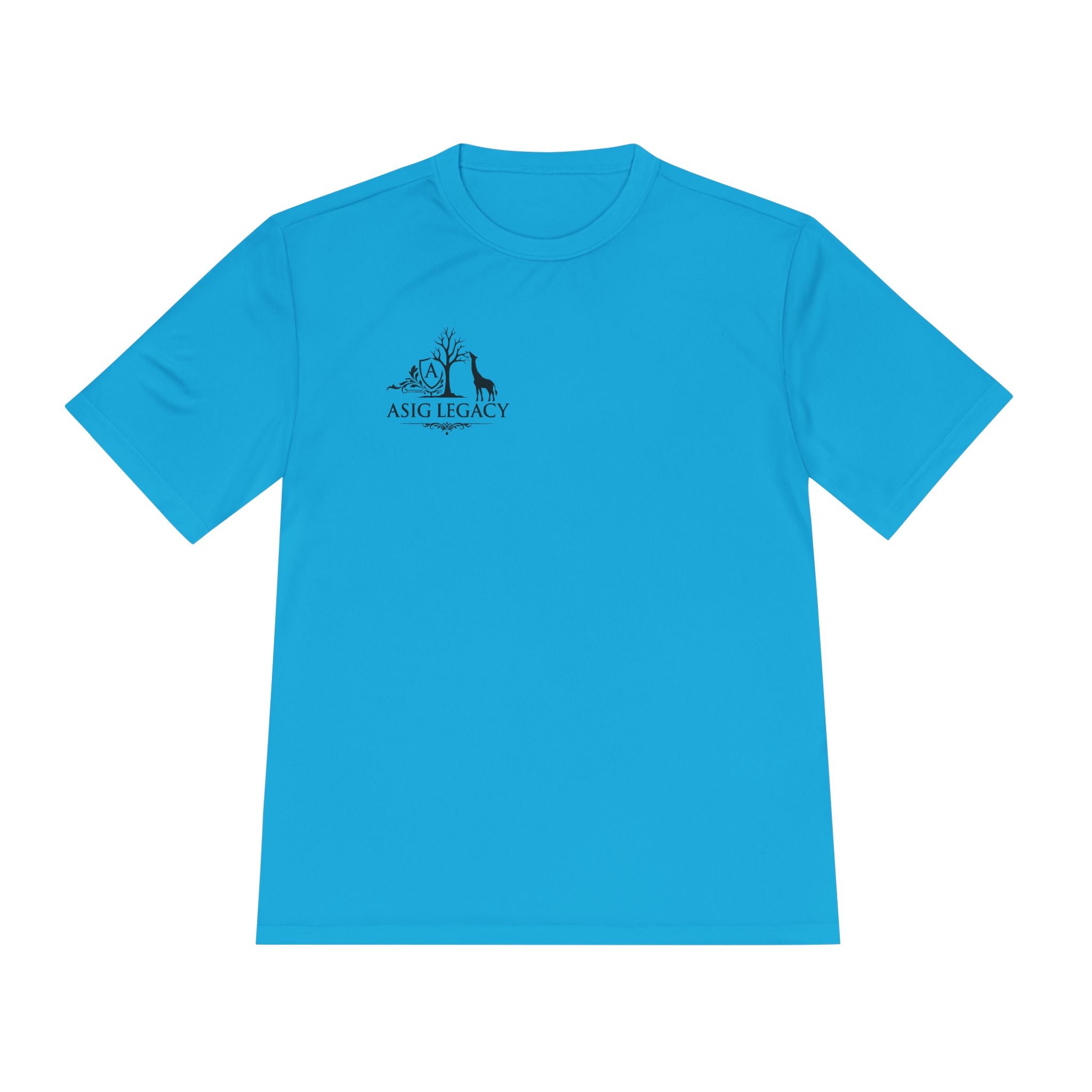 ASIG Legacy Moisture-Wicking Tee — Small Chest Logo Performance Shirt