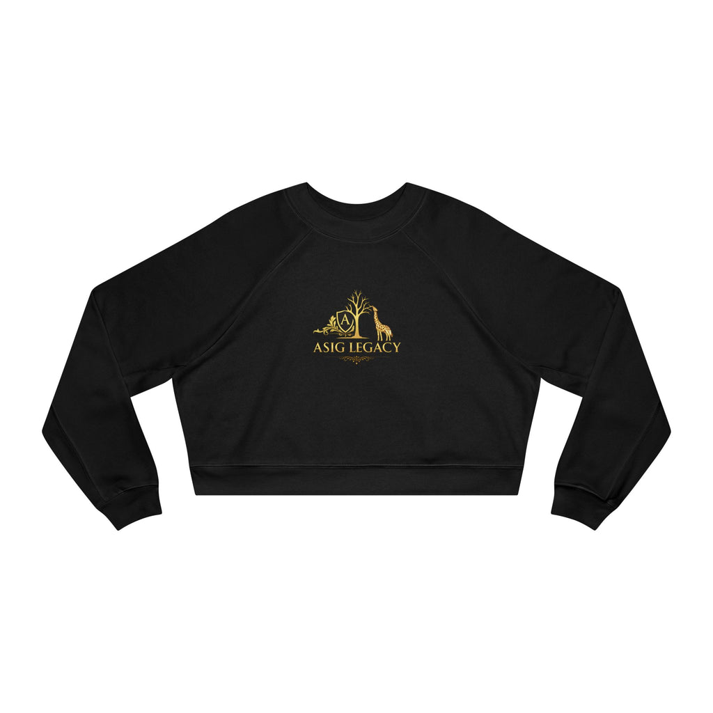 Cropped Fleece Pullover — ASIG Legacy Gold Logo