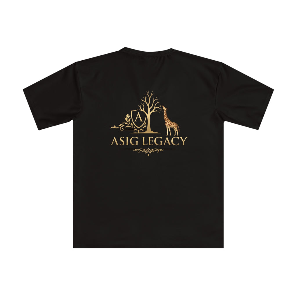 Asig Legacy Logo T-Shirt — Men's Black Graphic Tee