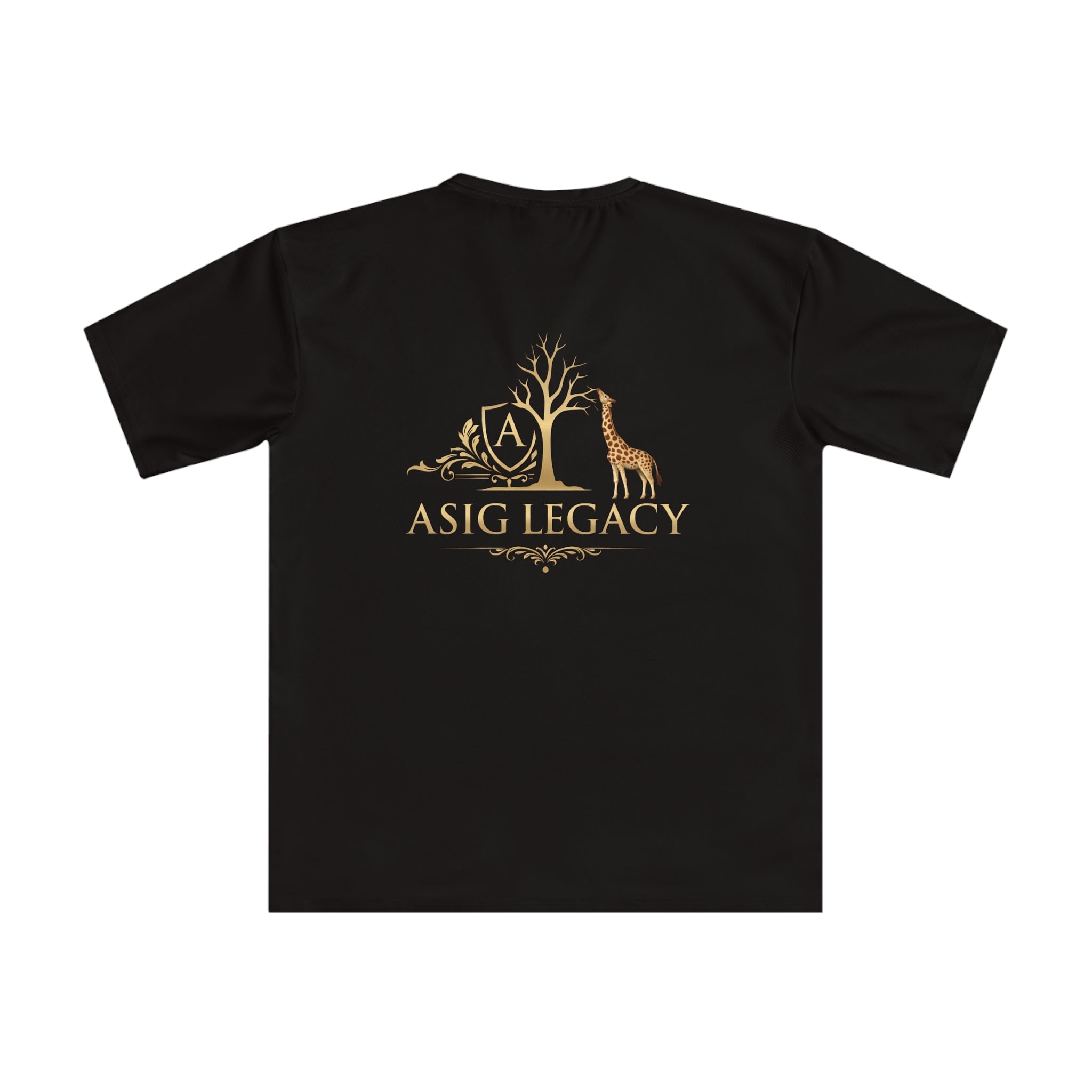 Asig Legacy Logo T-Shirt — Men's Black Graphic Tee