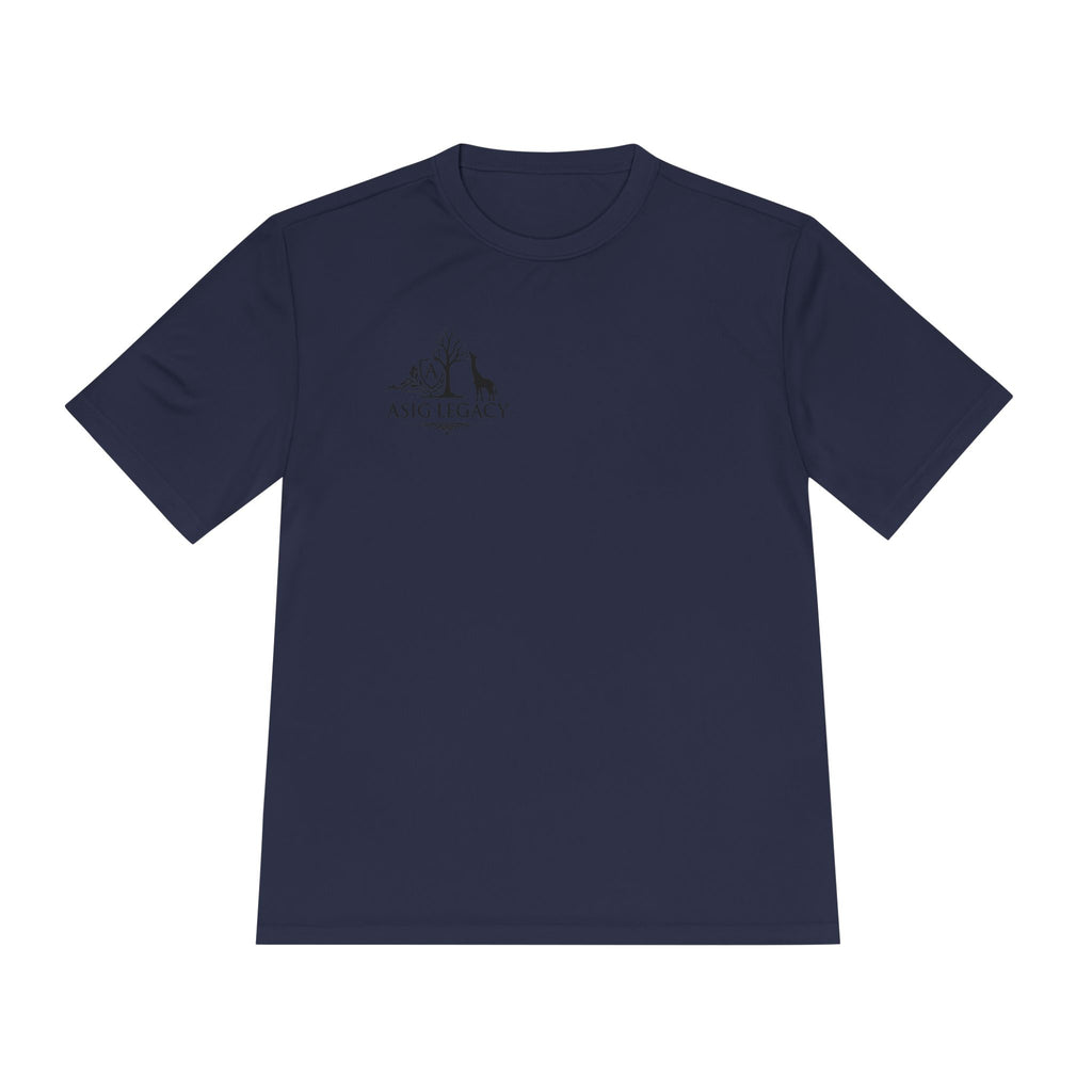 ASIG Legacy Moisture-Wicking Tee — Small Chest Logo Performance Shirt