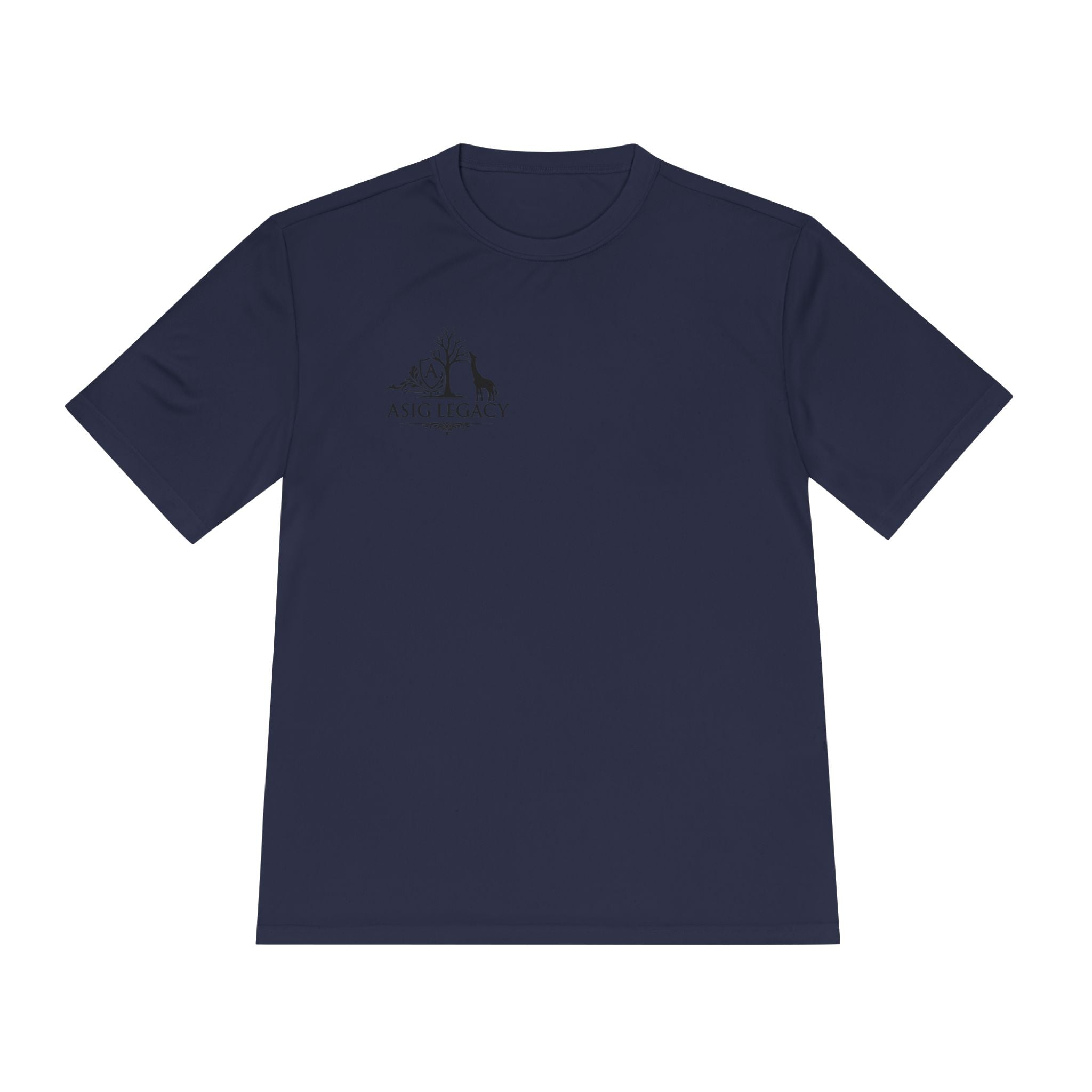 ASIG Legacy Moisture-Wicking Tee — Small Chest Logo Performance Shirt