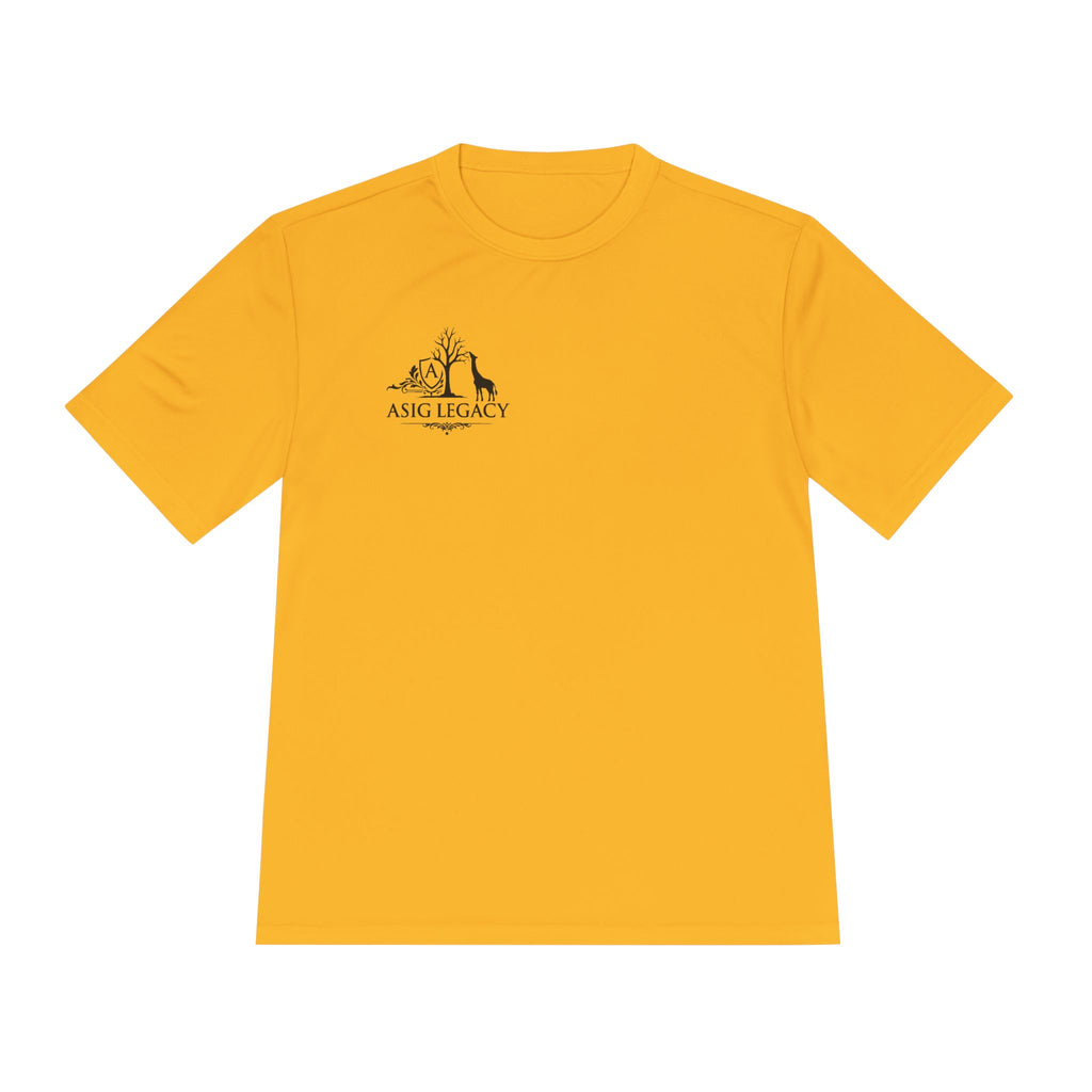 ASIG Legacy Moisture-Wicking Tee — Small Chest Logo Performance Shirt