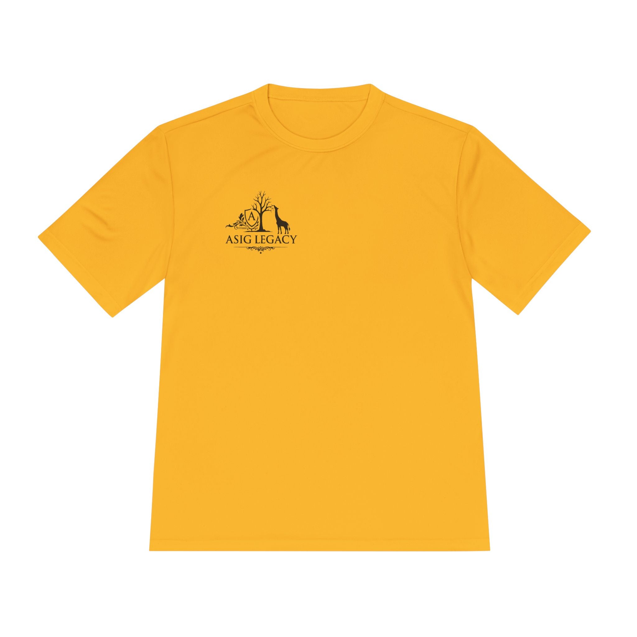 ASIG Legacy Moisture-Wicking Tee — Small Chest Logo Performance Shirt