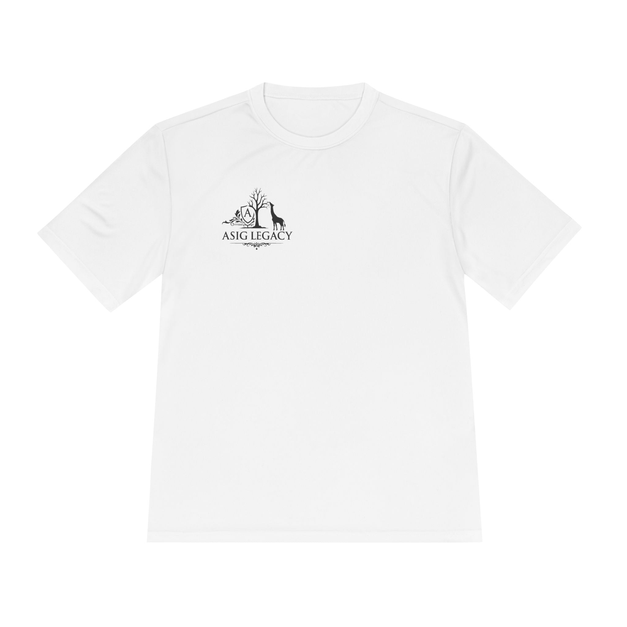ASIG Legacy Moisture-Wicking Tee — Small Chest Logo Performance Shirt