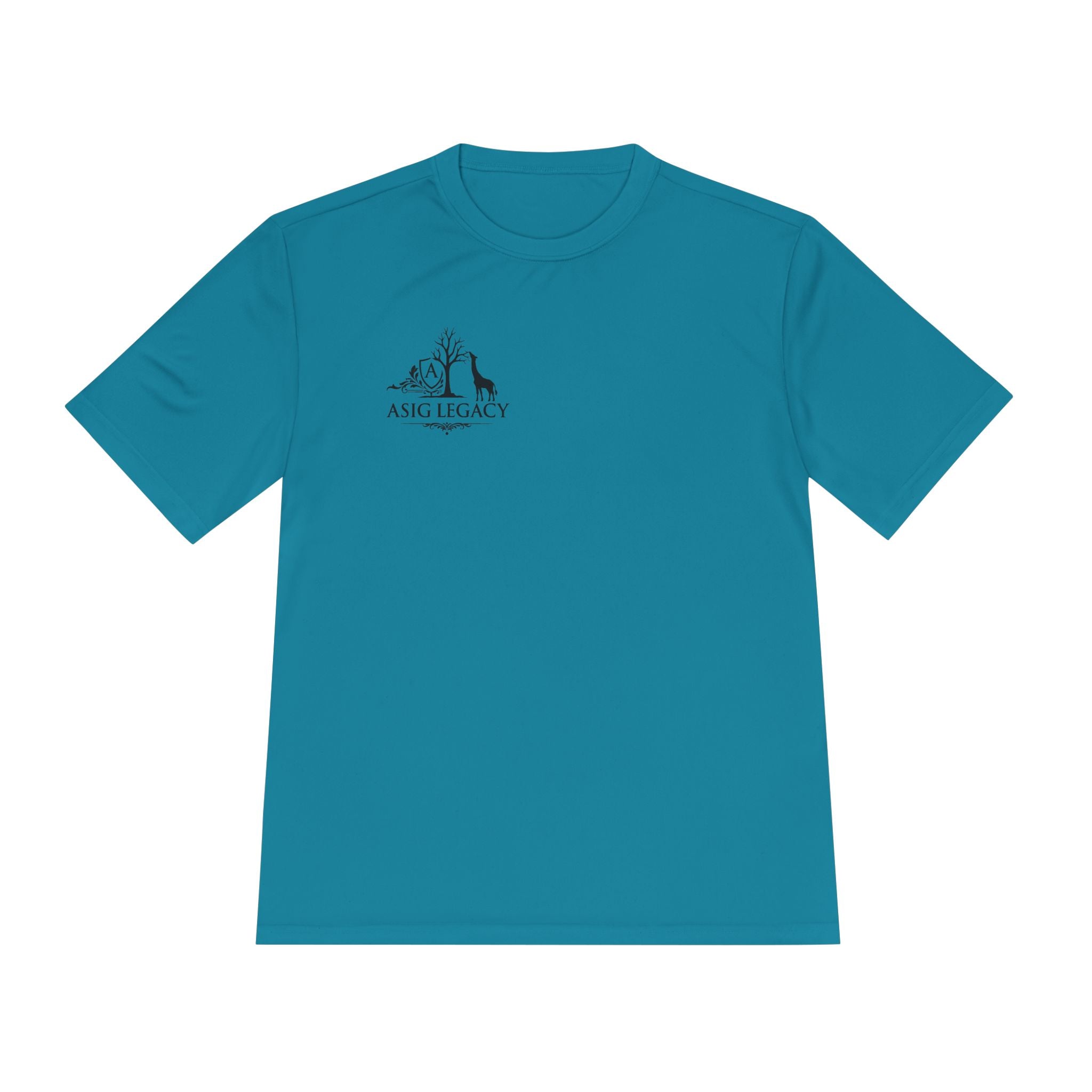 ASIG Legacy Moisture-Wicking Tee — Small Chest Logo Performance Shirt