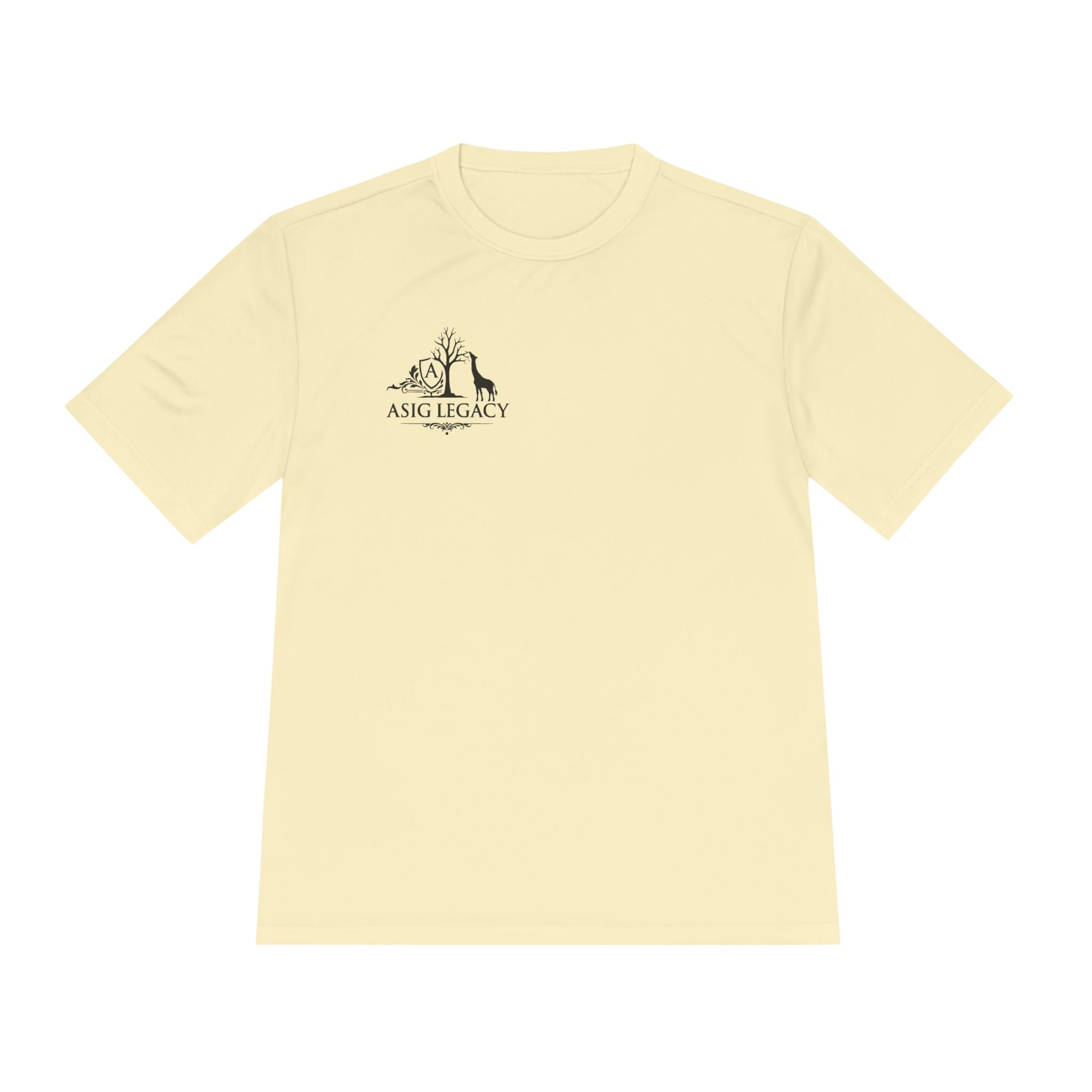 ASIG Legacy Moisture-Wicking Tee — Small Chest Logo Performance Shirt