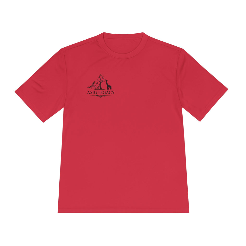 ASIG Legacy Moisture-Wicking Tee — Small Chest Logo Performance Shirt