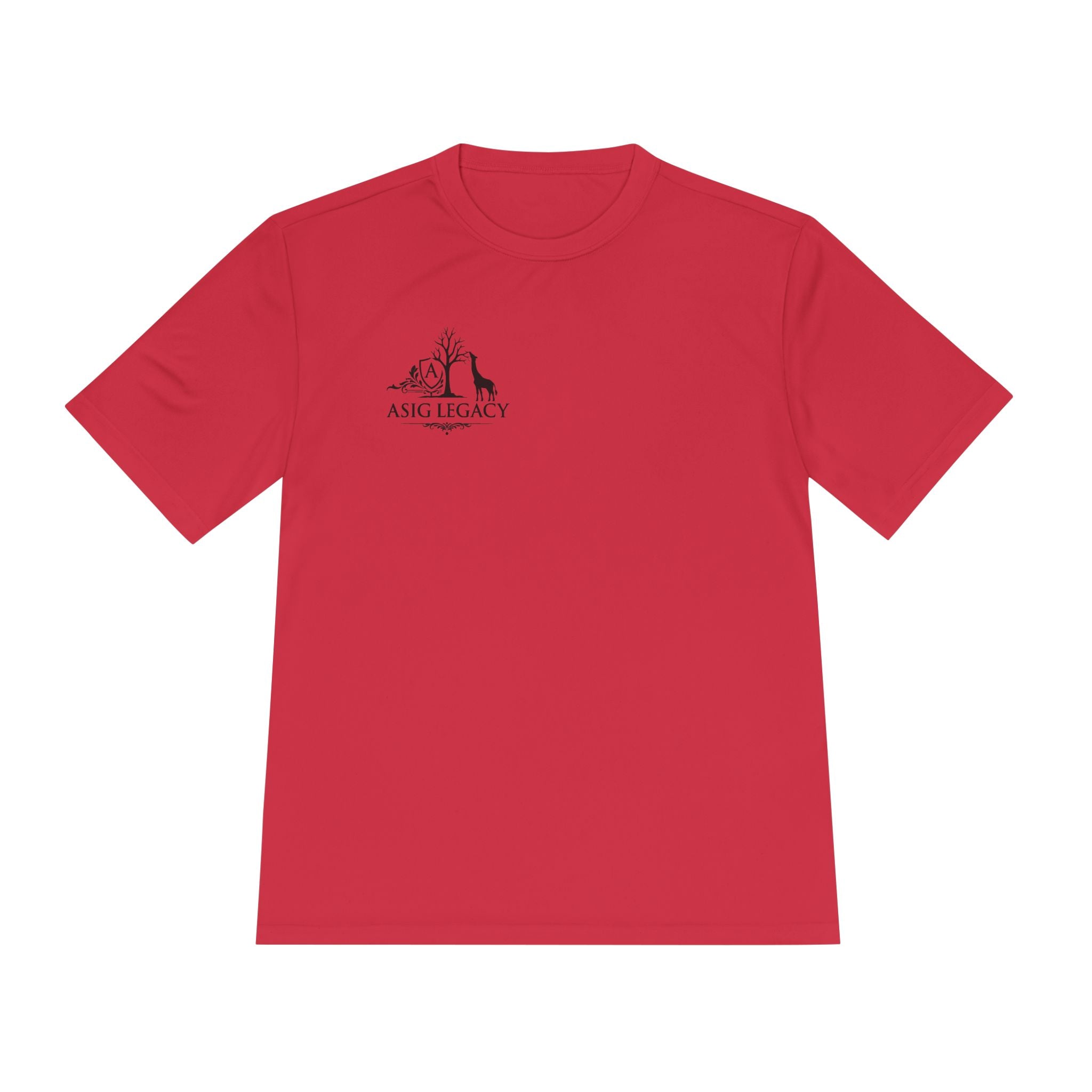 ASIG Legacy Moisture-Wicking Tee — Small Chest Logo Performance Shirt