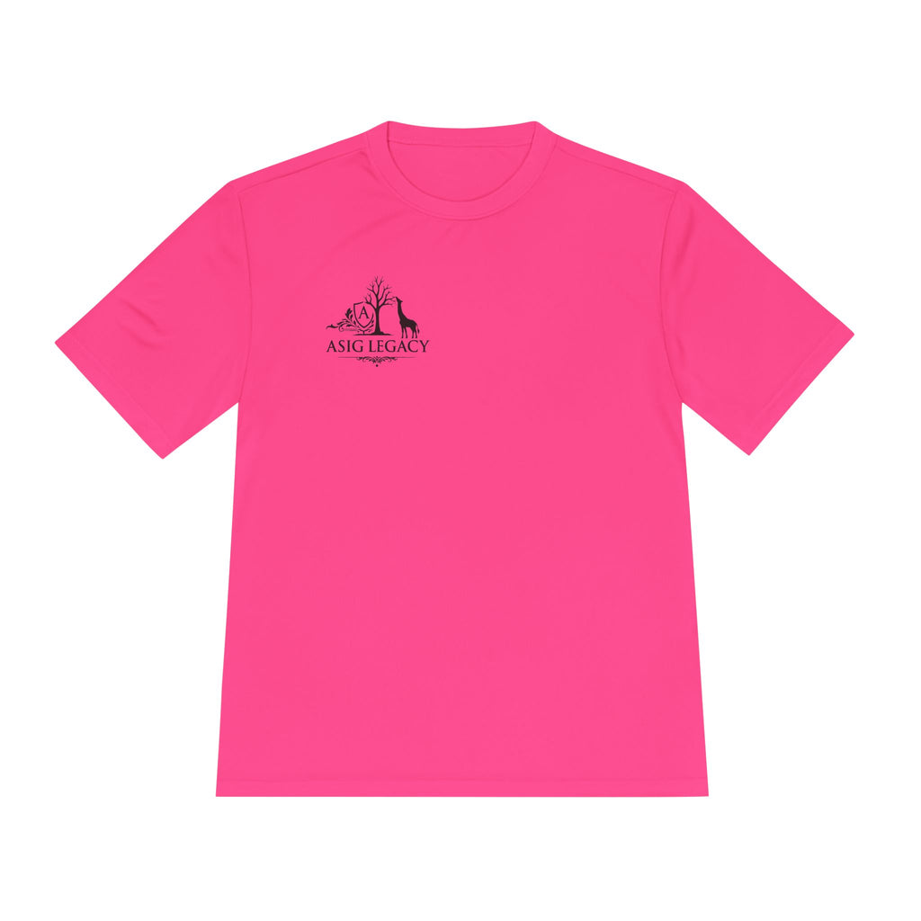 ASIG Legacy Moisture-Wicking Tee — Small Chest Logo Performance Shirt
