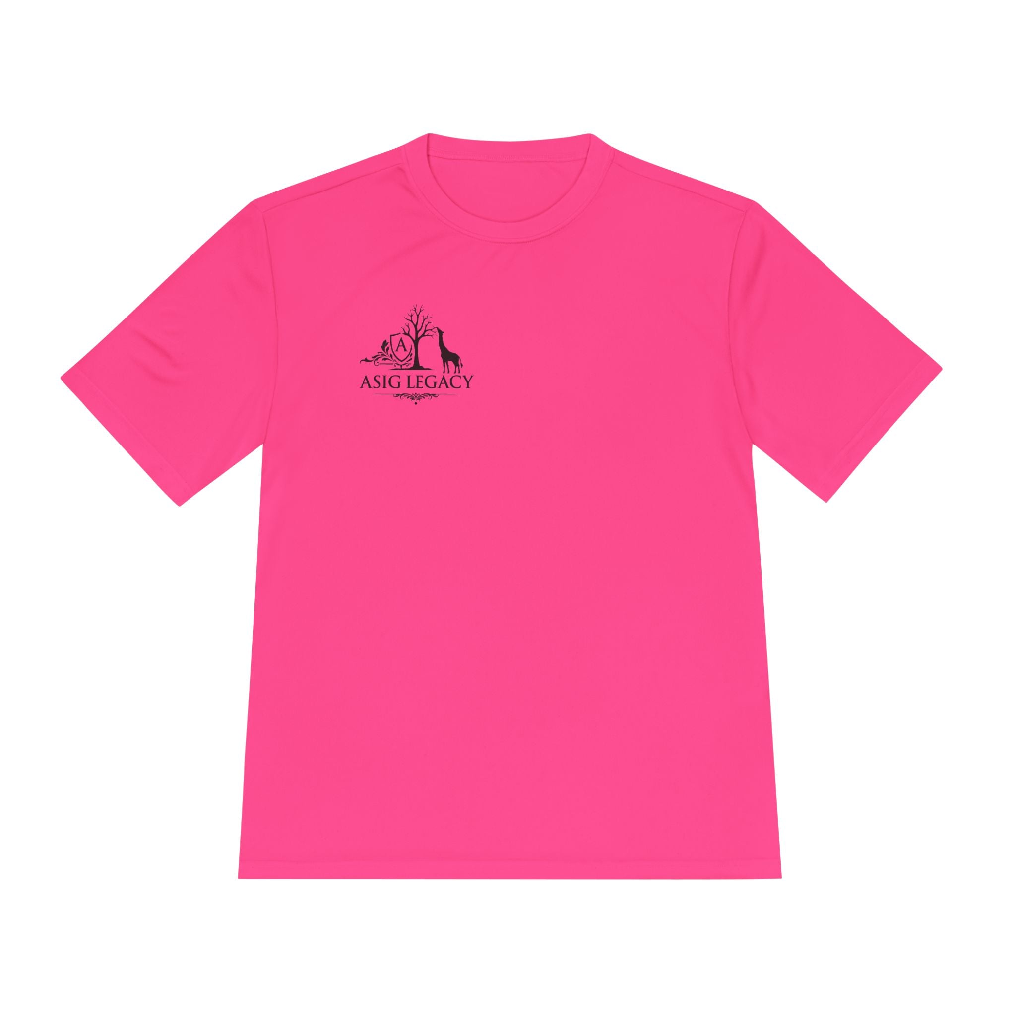 ASIG Legacy Moisture-Wicking Tee — Small Chest Logo Performance Shirt