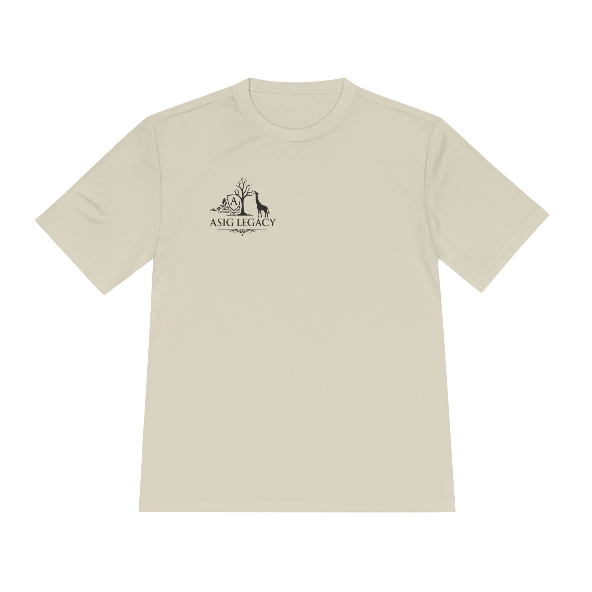 ASIG Legacy Moisture-Wicking Tee — Small Chest Logo Performance Shirt