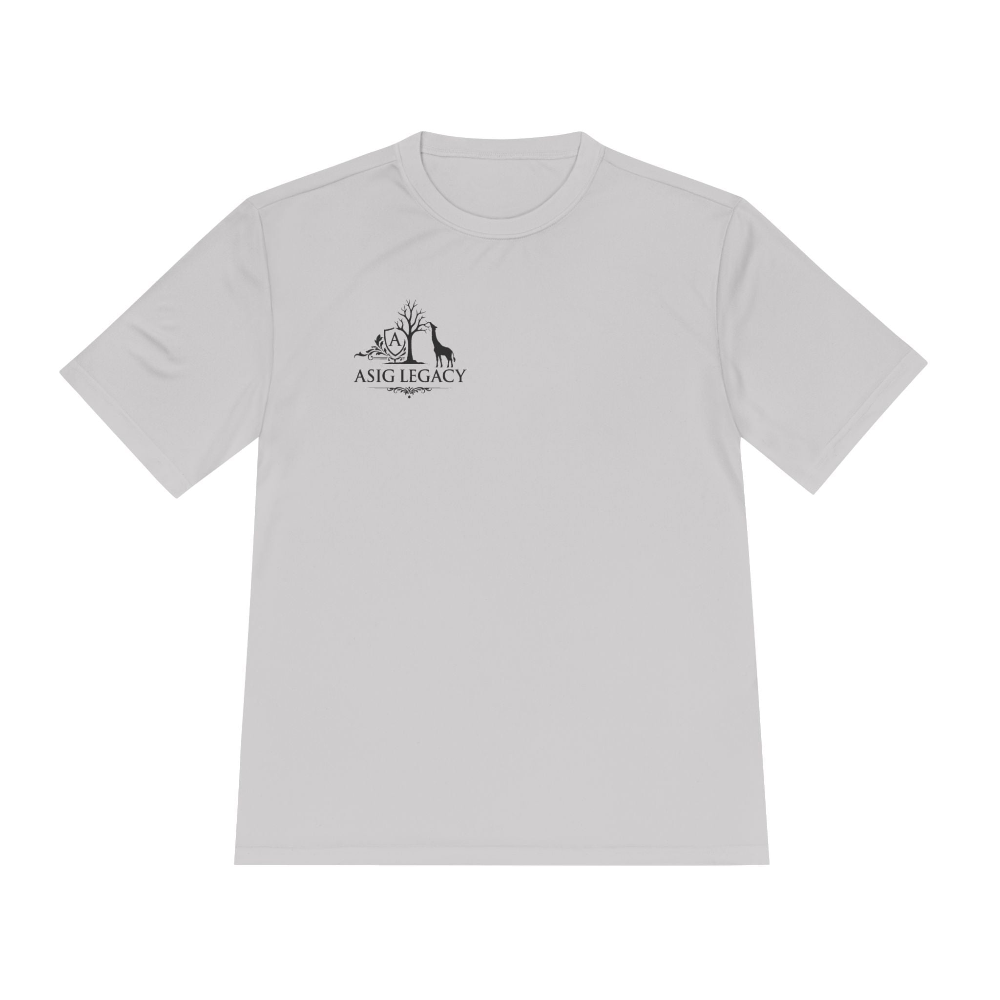 ASIG Legacy Moisture-Wicking Tee — Small Chest Logo Performance Shirt