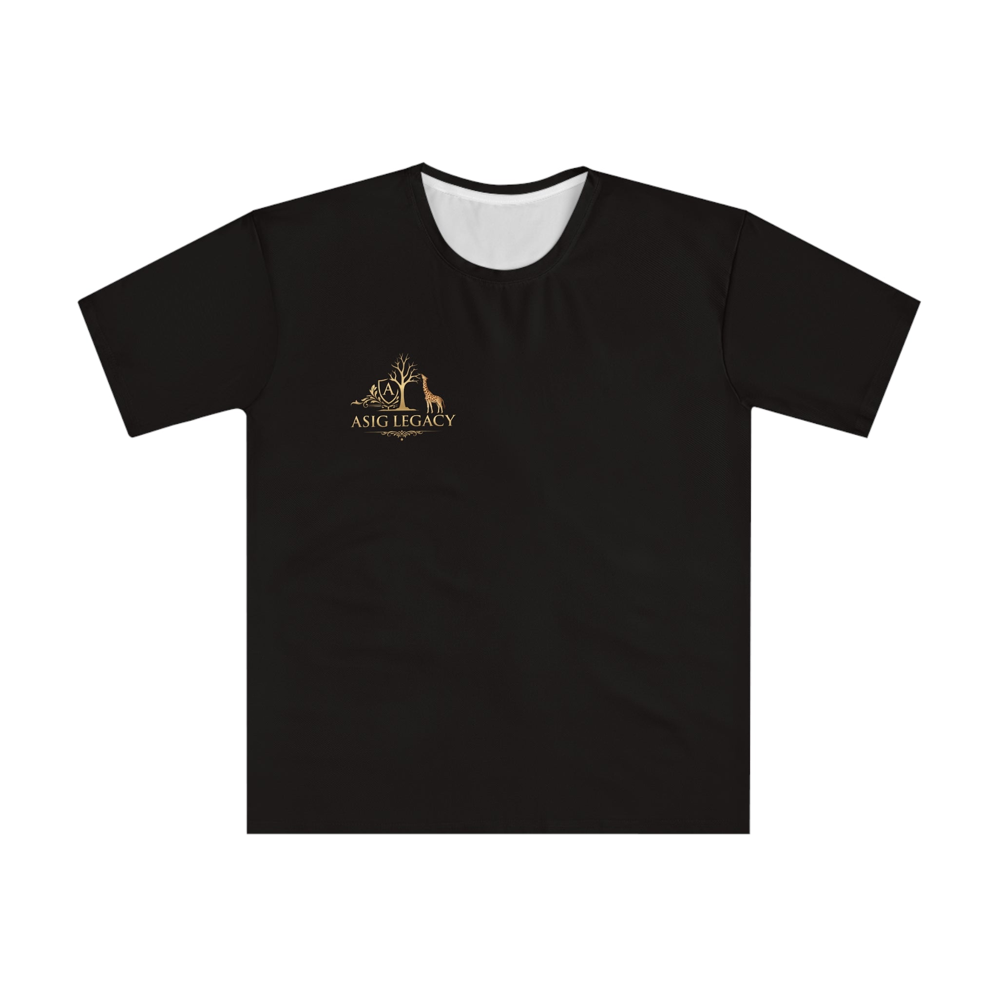 Asig Legacy Logo T-Shirt — Men's Black Graphic Tee