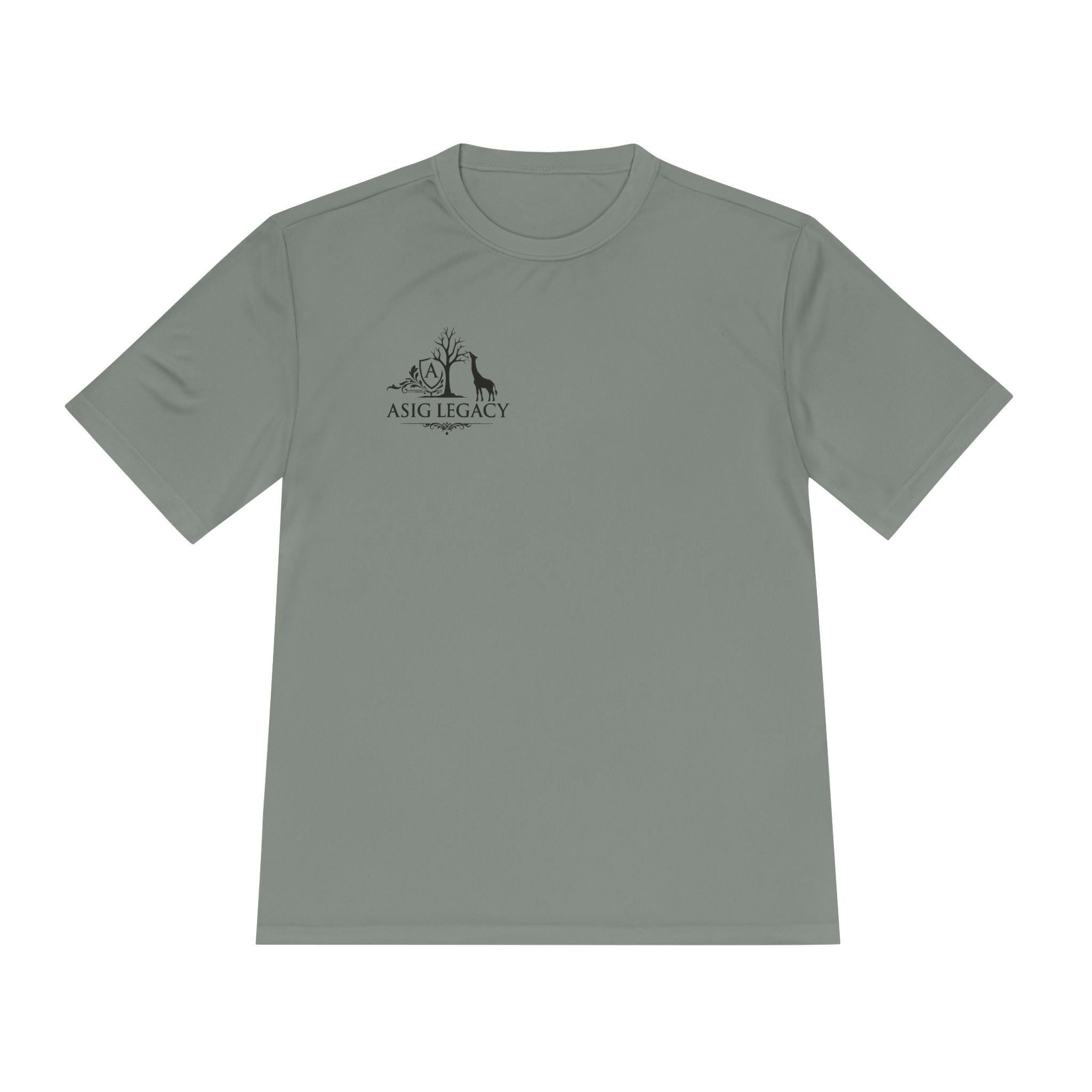 ASIG Legacy Moisture-Wicking Tee — Small Chest Logo Performance Shirt