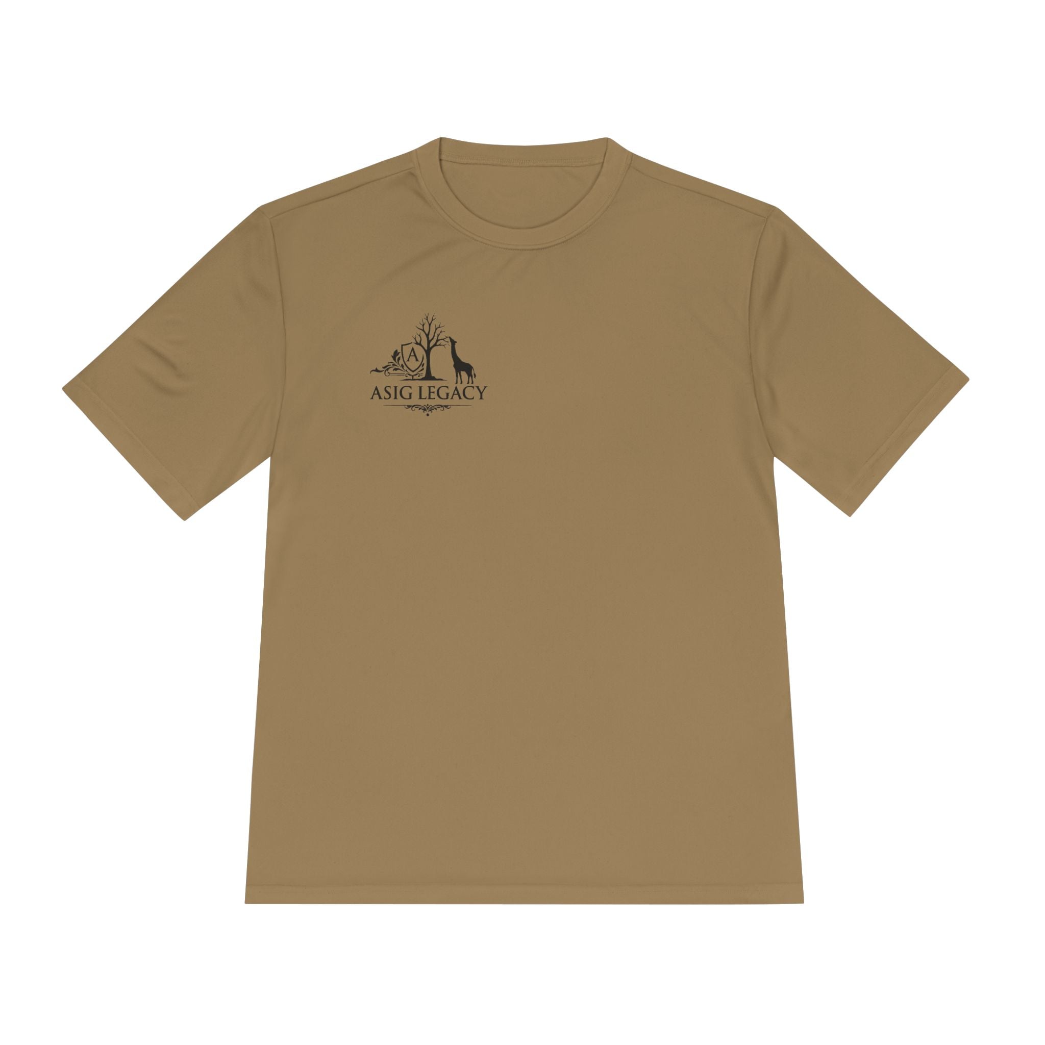 ASIG Legacy Moisture-Wicking Tee — Small Chest Logo Performance Shirt