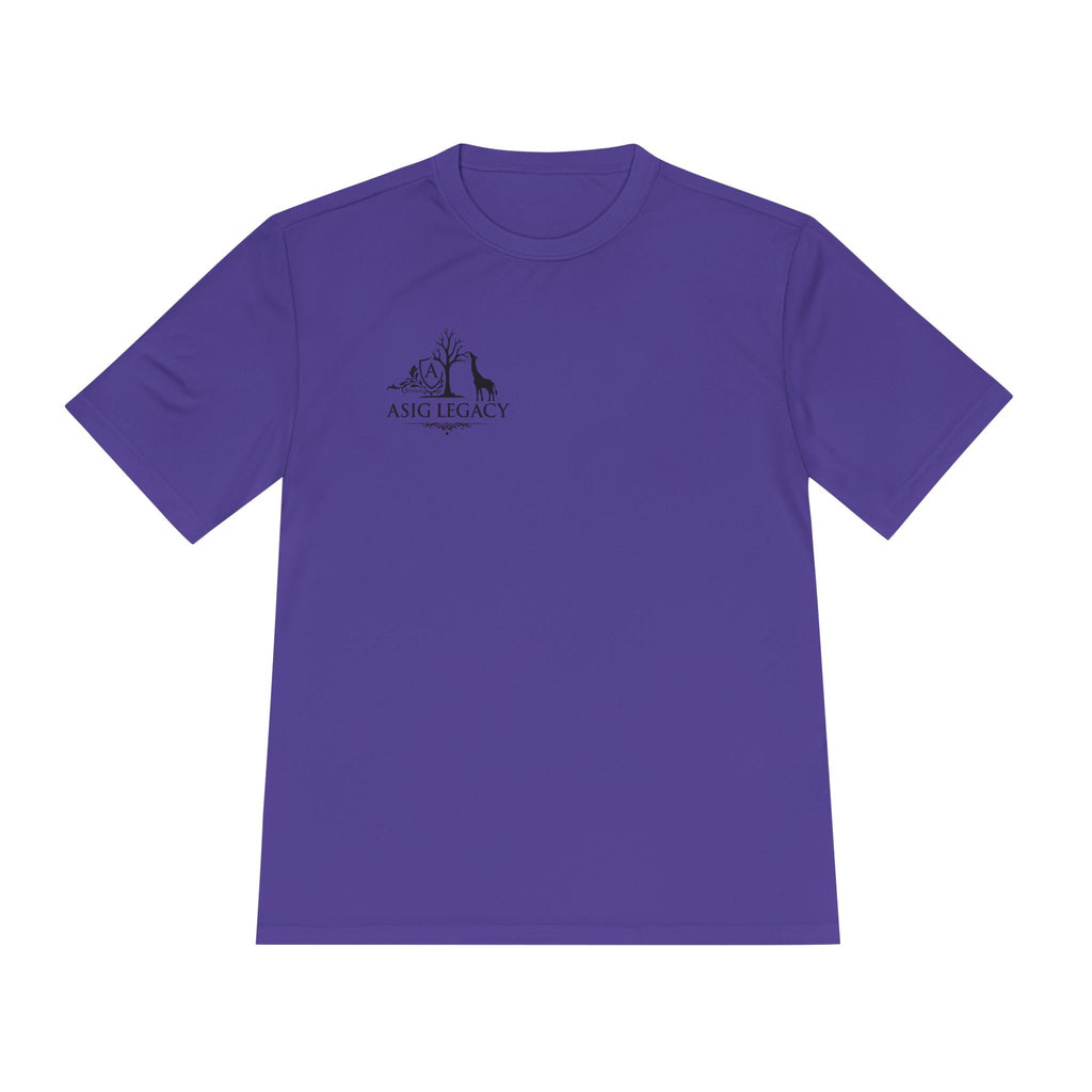 ASIG Legacy Moisture-Wicking Tee — Small Chest Logo Performance Shirt