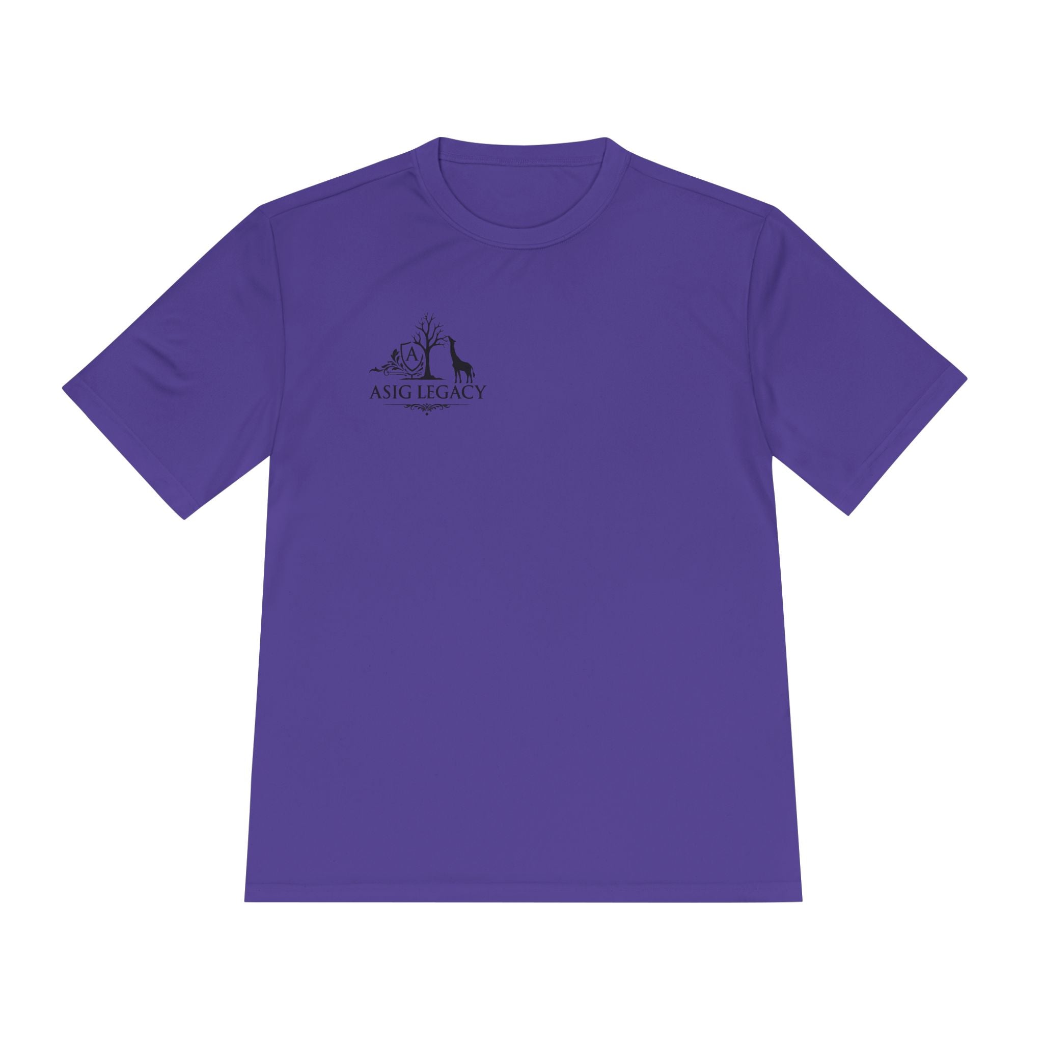 ASIG Legacy Moisture-Wicking Tee — Small Chest Logo Performance Shirt