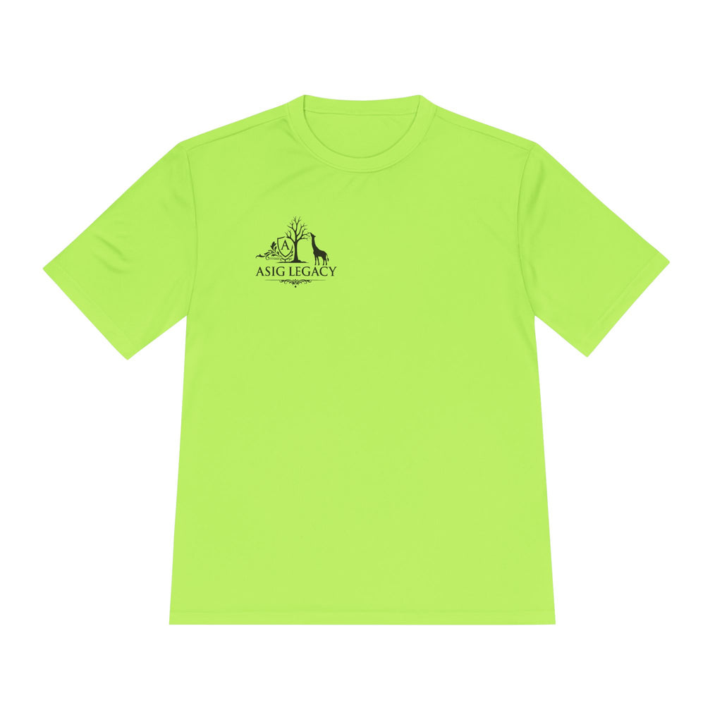 ASIG Legacy Moisture-Wicking Tee — Small Chest Logo Performance Shirt