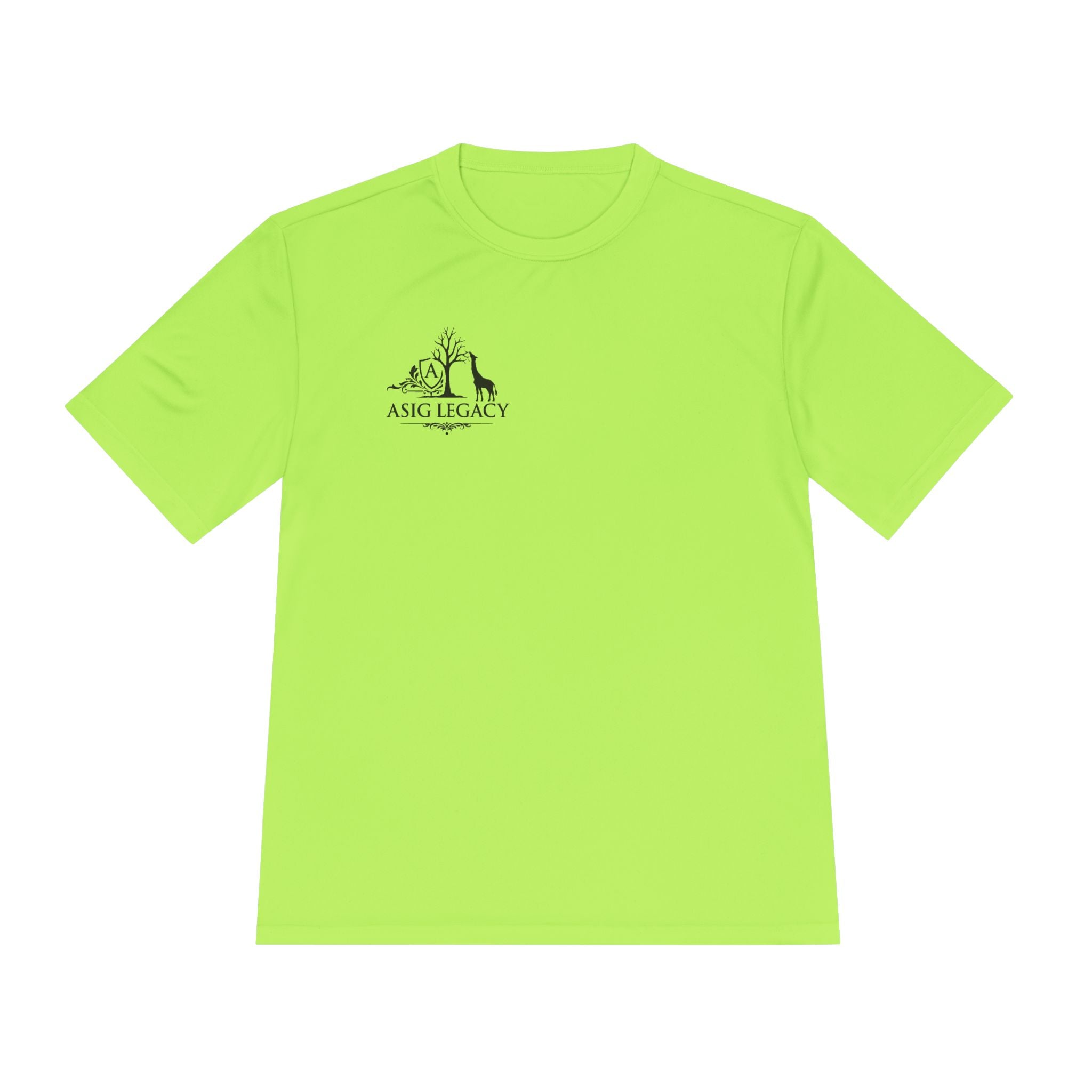 ASIG Legacy Moisture-Wicking Tee — Small Chest Logo Performance Shirt