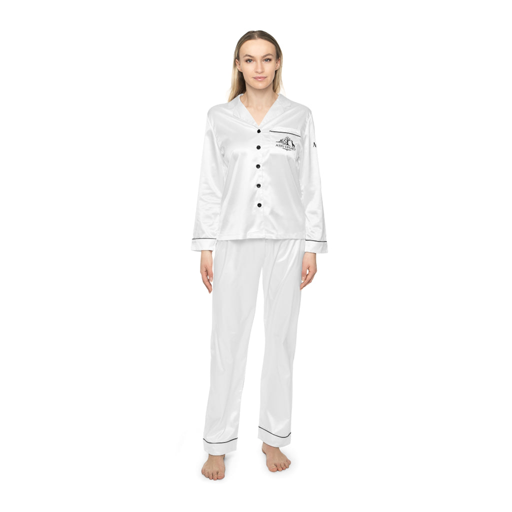 Women's Satin Pajamas (AOP)