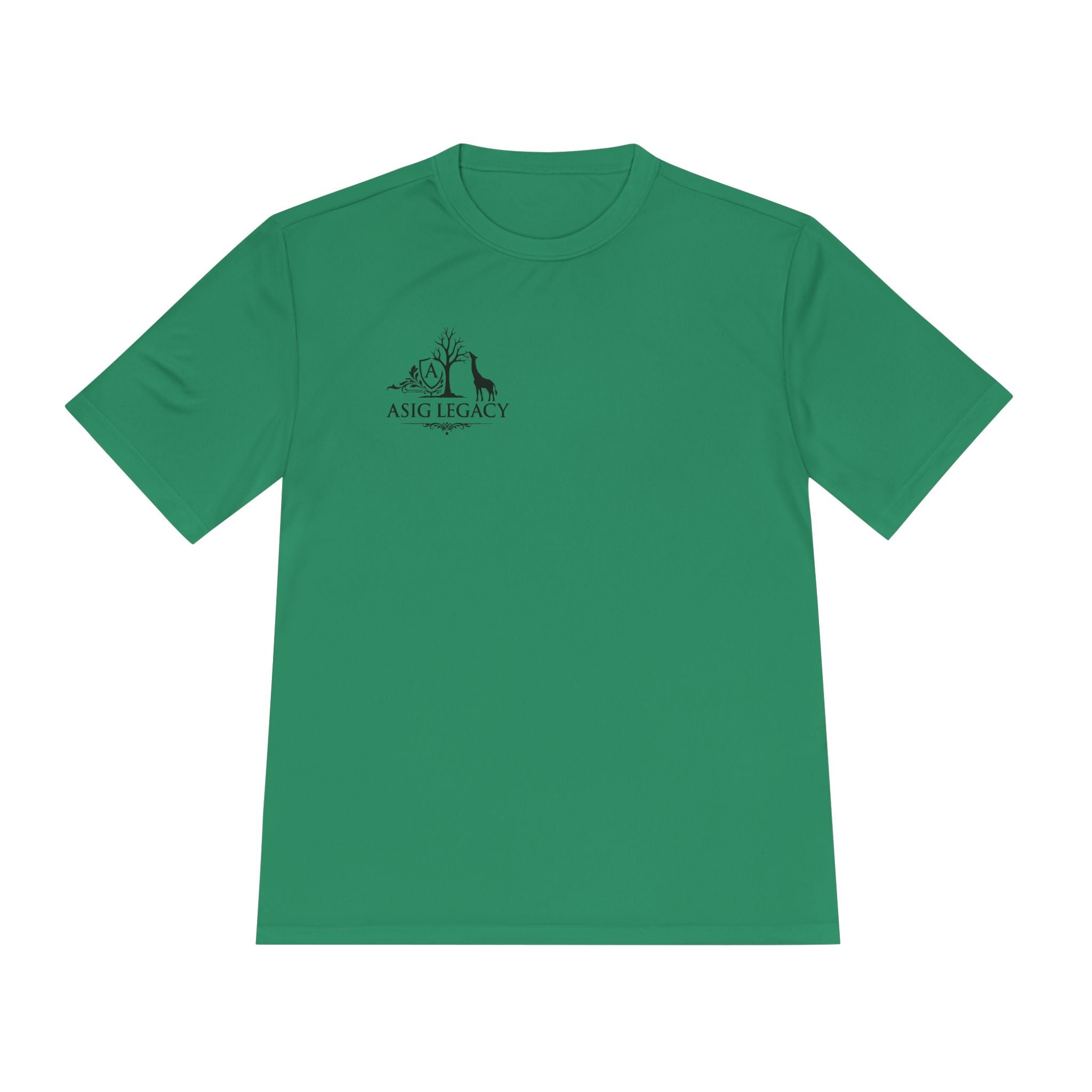 ASIG Legacy Moisture-Wicking Tee — Small Chest Logo Performance Shirt