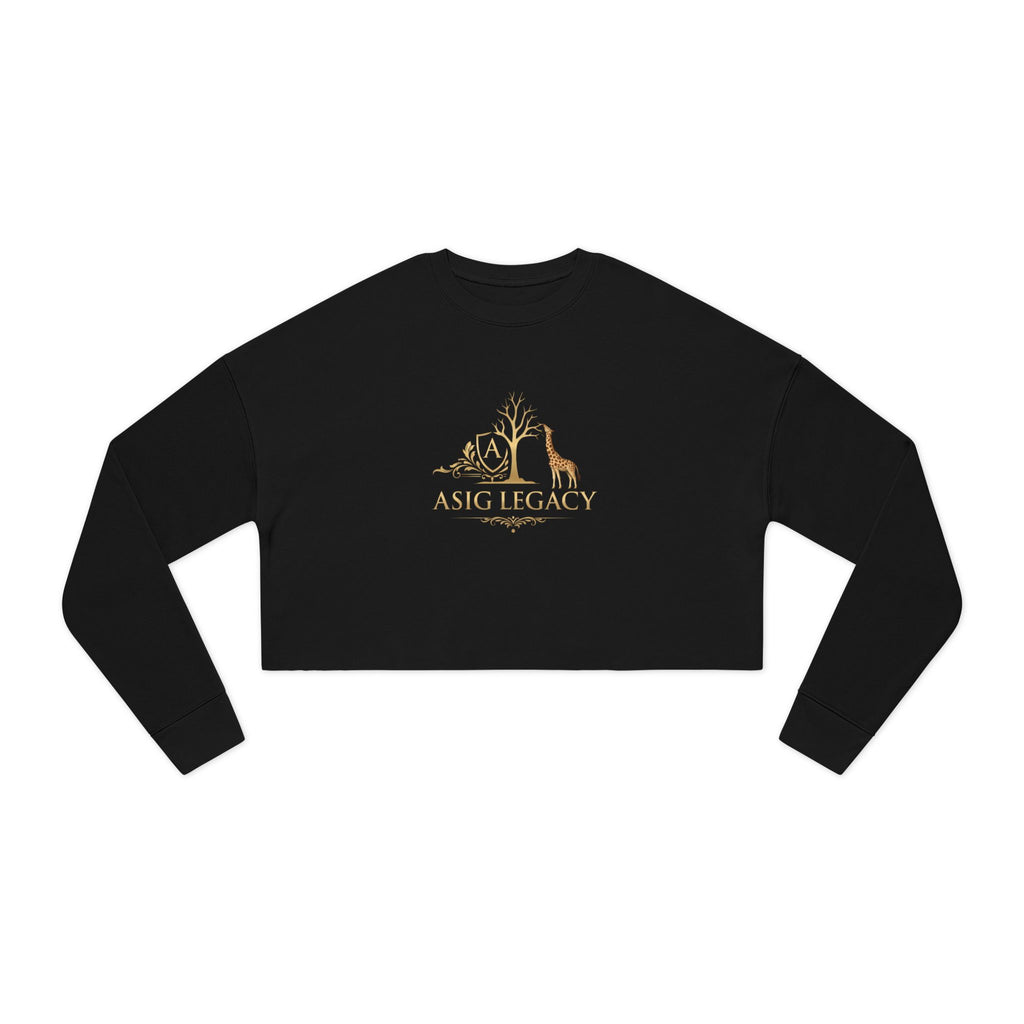 Cropped Sweatshirt — ASIG Legacy Gold Safari Logo