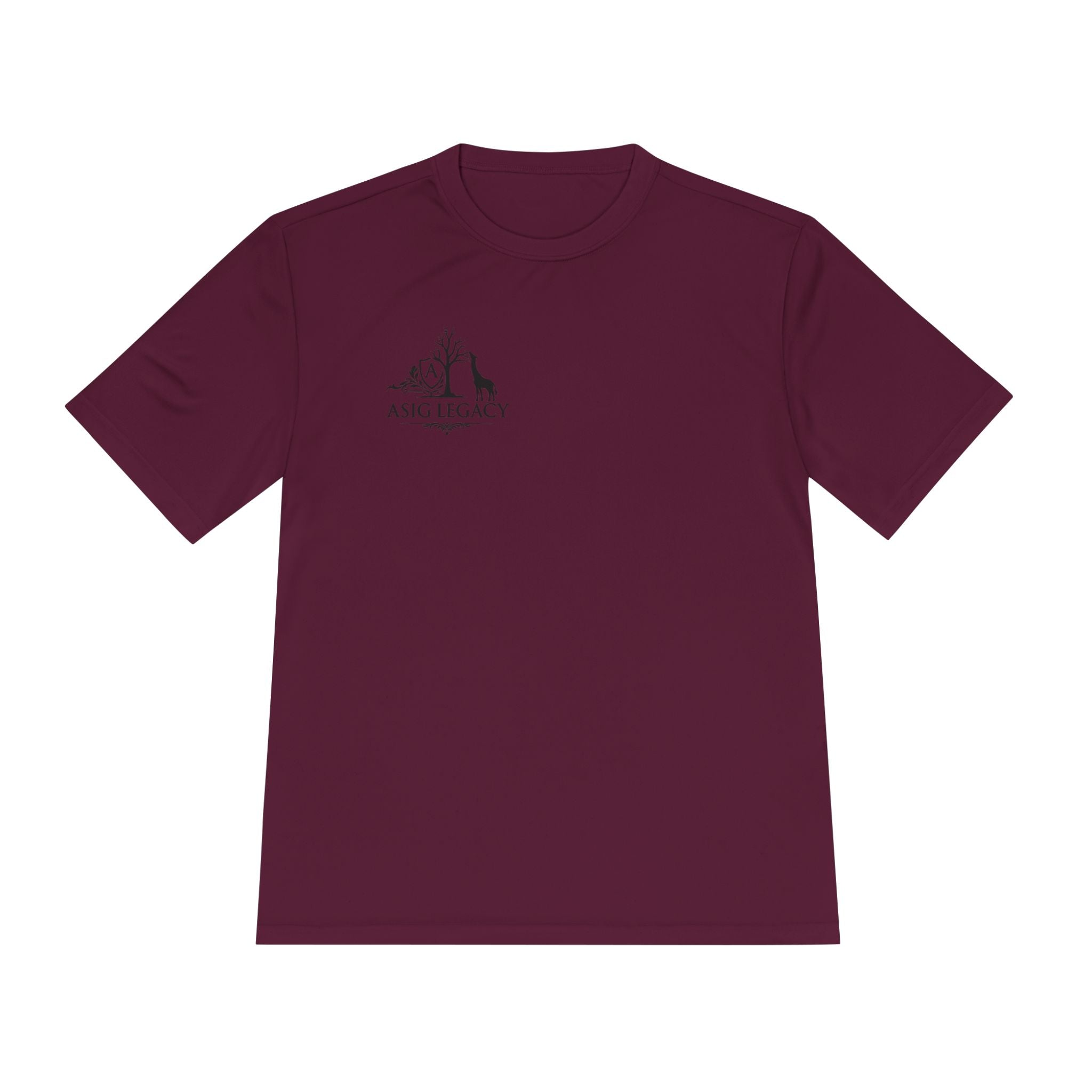 ASIG Legacy Moisture-Wicking Tee — Small Chest Logo Performance Shirt
