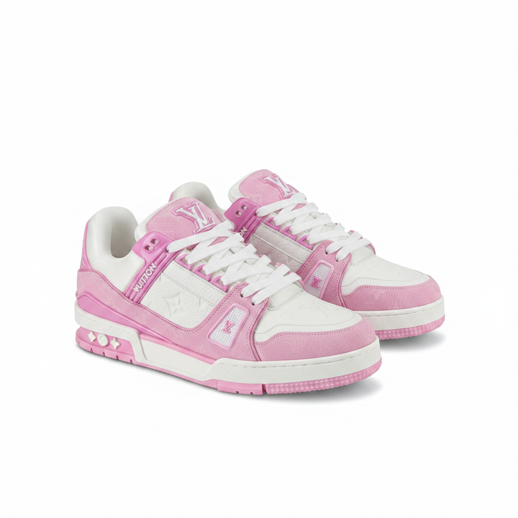 LV Trainer rosa par vista lateral