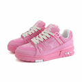 Louis Vuitton sneakers rosa par lateral