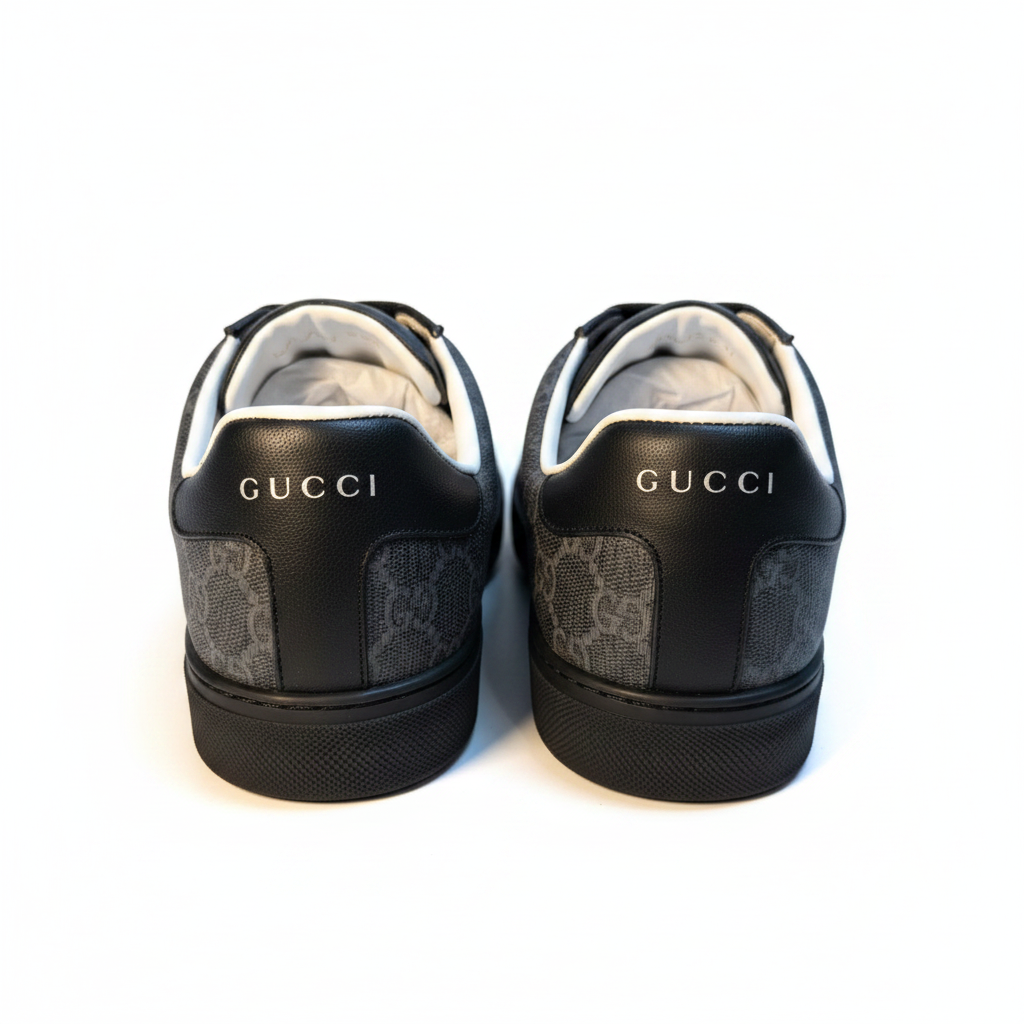 Gucci Ace par vista trasera talon